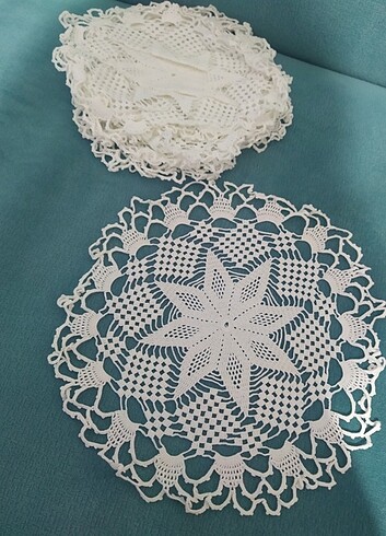 Dantel peçete takımları - Görsel 2