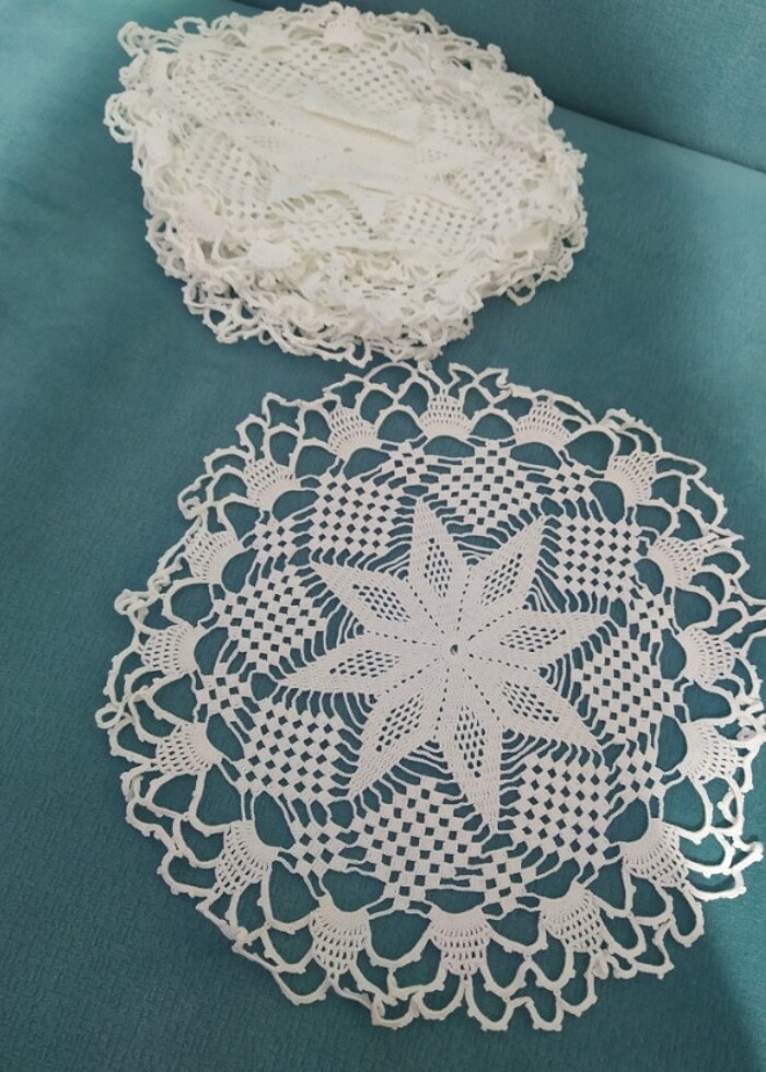 Dantel peçete takımları - Görsel 2