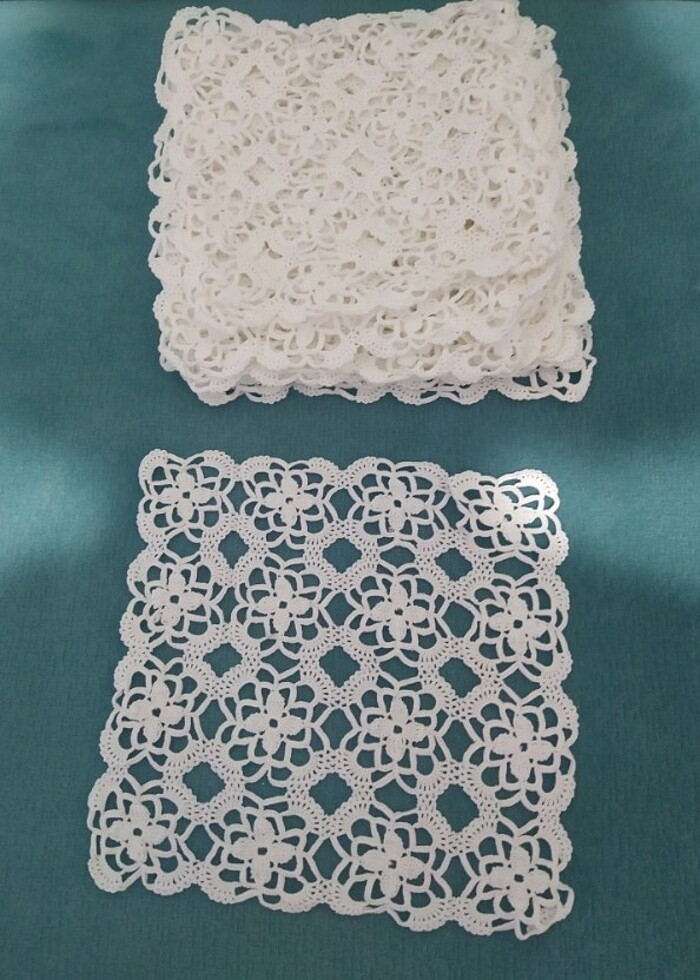 Dantel peçete takımları - Görsel 5