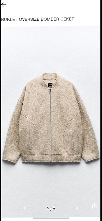 Zara Bomber Ceket