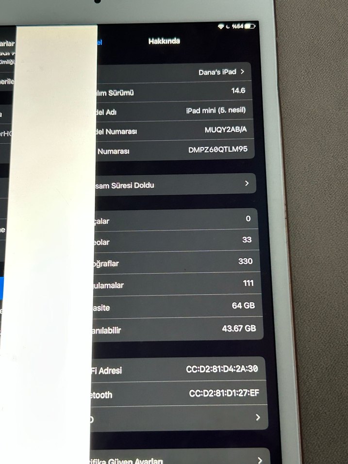 Beyaz Apple iPad Tablet - Görsel 4