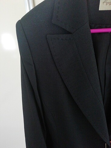 40 Beden gri Renk Antrasit blazer ceket