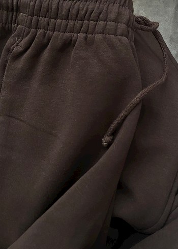 Bershka Kahverengi Barrel Fit Eşofman - Görsel 9