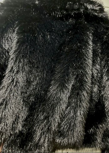 Zara Siyah Kısa Suni Kürk - Görsel 8