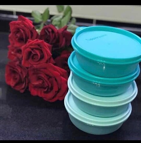 Tupperware Şekerkaplar 4 lü