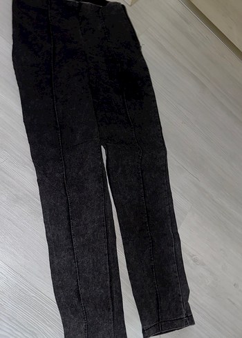 Siyah Elastik Kadın Skinny Denim tayt Pantolon - Görsel 3