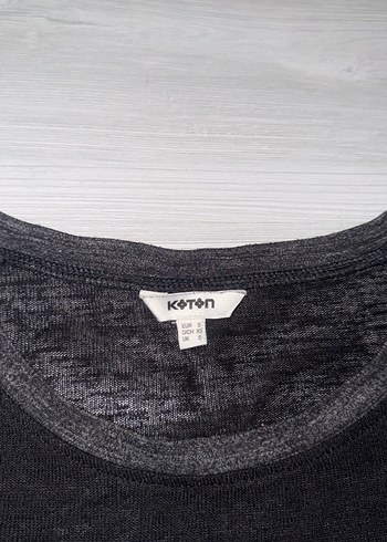 Kadın Gri Baskılı Kısa Kollu Tişört - Görsel 2