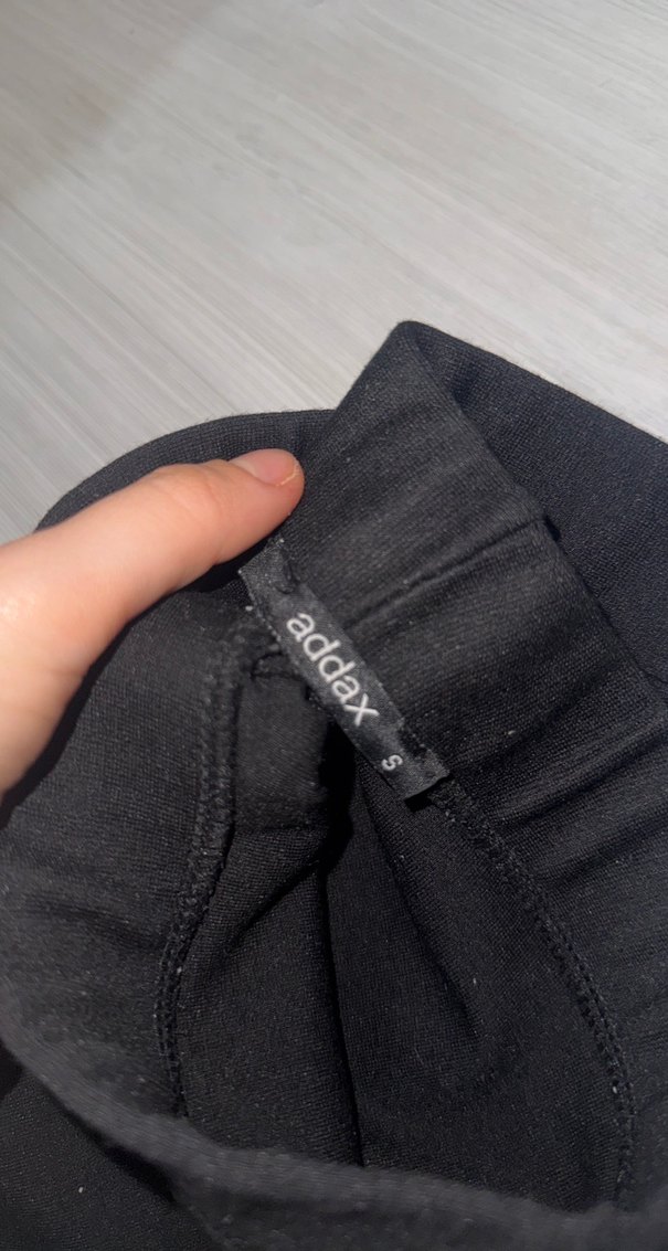 Siyah Kadın Parçalı İspanyol Paça Pantolon - Görsel 3