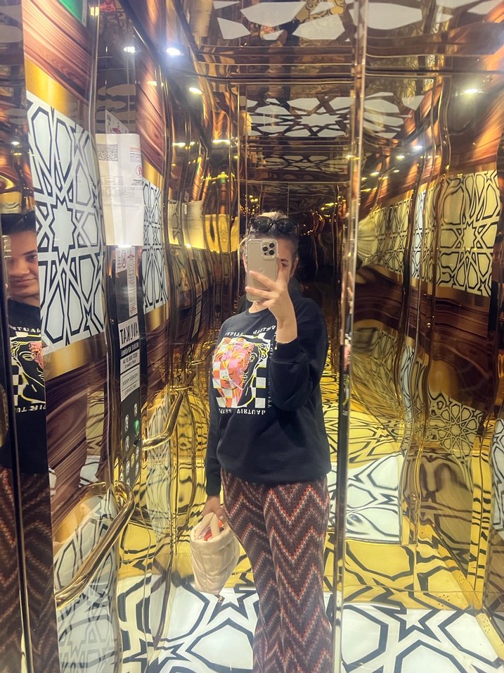 Kadın çizgili pantolon - Görsel 3