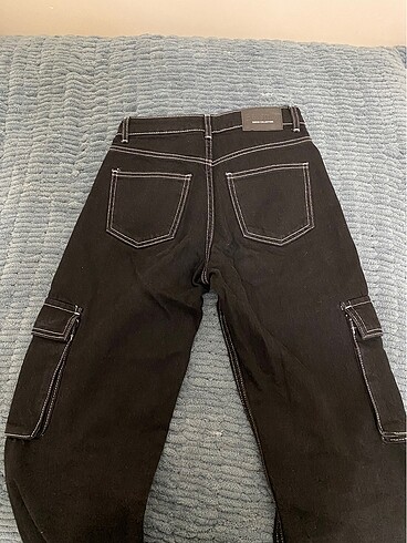 Bershka siyah kargo pantolon