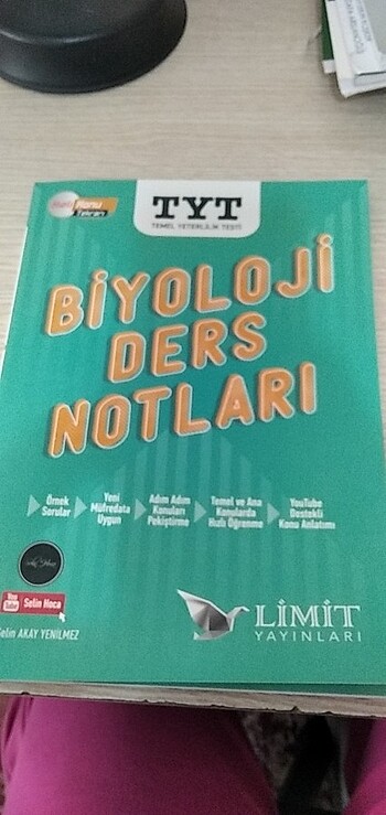 Selin hoca tyt biyoloji notları 