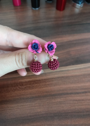 Diğer Çiçekli küpe 