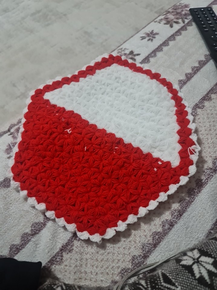 Kırmızı Renkli sepetli ceyizlik Türkiye  rengini - Görsel 2