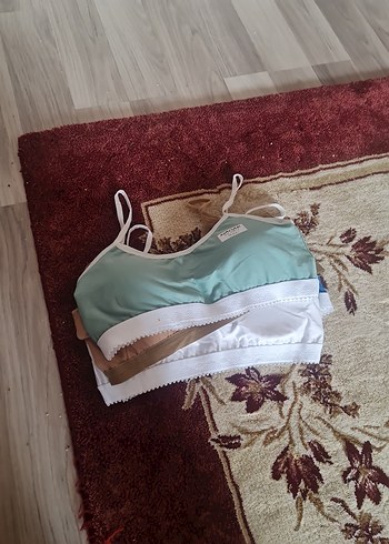 Beyaz Mini Spor Sütyeni 4 adet - Görsel 7