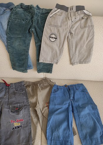 18-24 Ay Beden Gri Bol Kesim Denim Erkek Şort