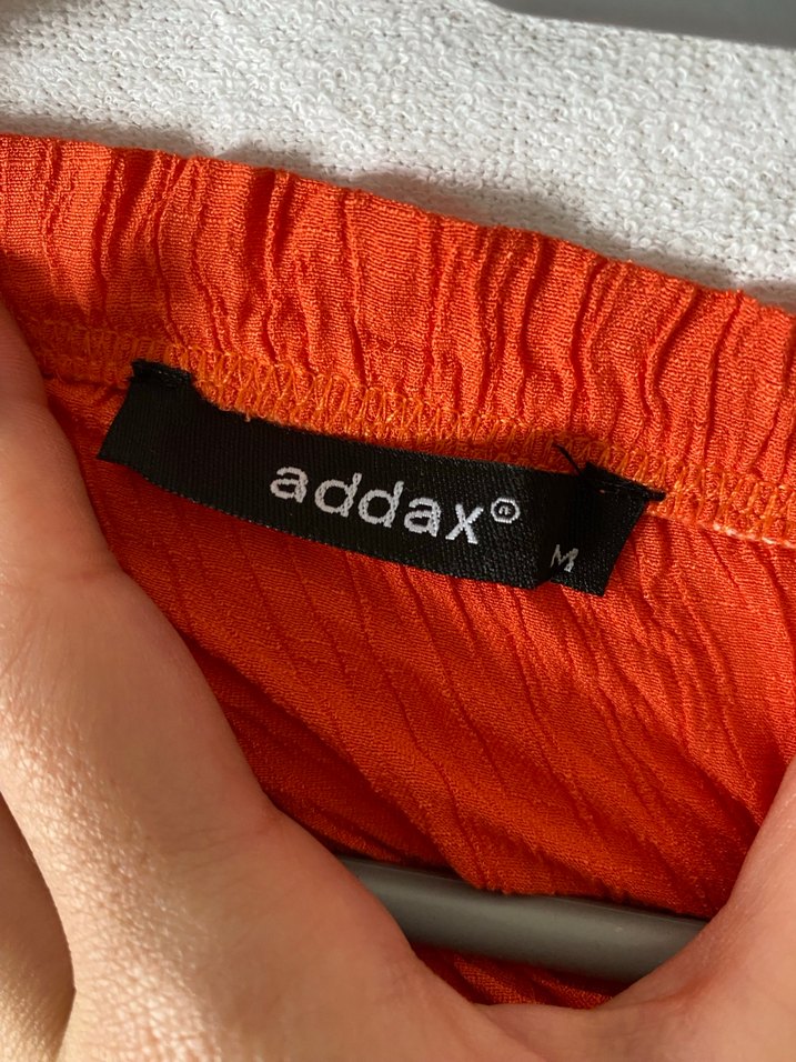 Turuncu Uzun Kollu Bohem Bluz - Görsel 4