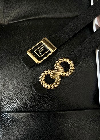 Gold tokalı kemer 2li ürün - Görsel 2