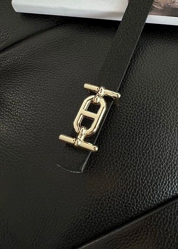 Klasik Zarif Siyah Kadın Kemer - Görsel 2