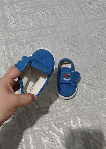 Mavi Erkek Bebek İlk Adım Ayakkabısı - Görsel 3