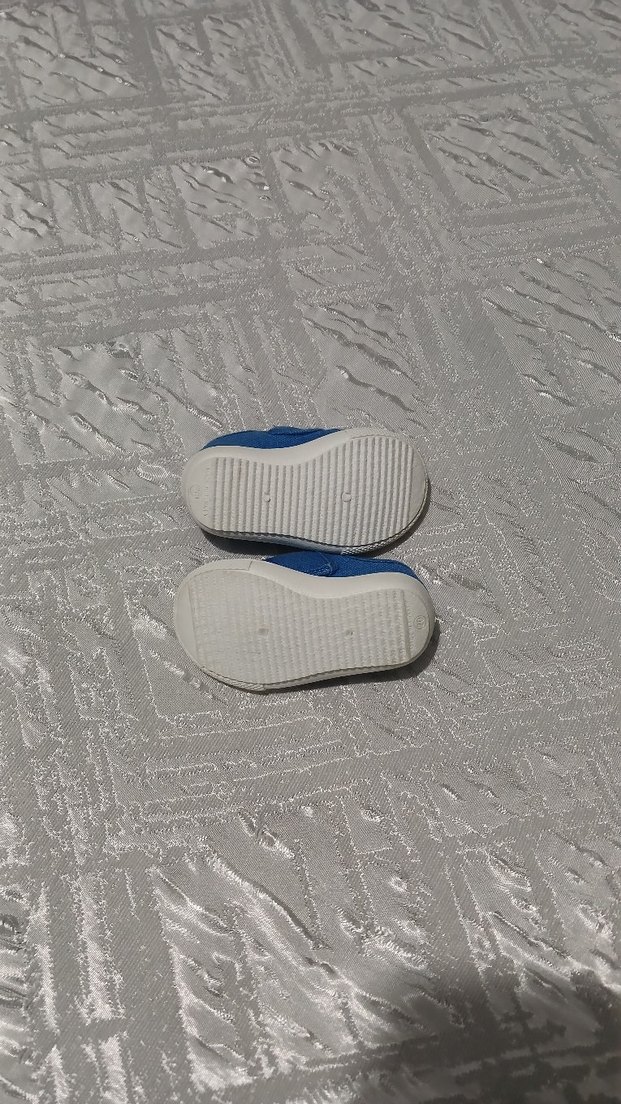 Mavi Erkek Bebek İlk Adım Ayakkabısı - Görsel 4