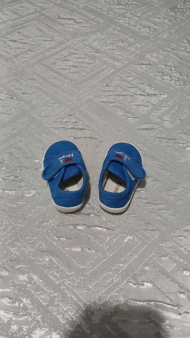 Mavi Erkek Bebek İlk Adım Ayakkabısı - Görsel 2
