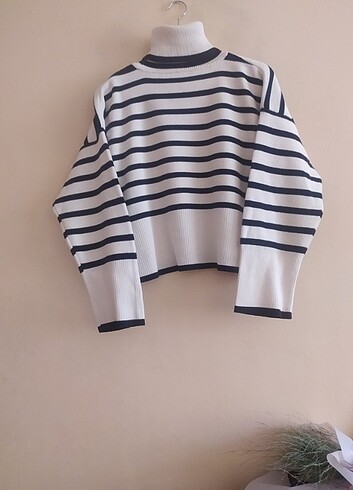 xl Beden Triko crop kazak 