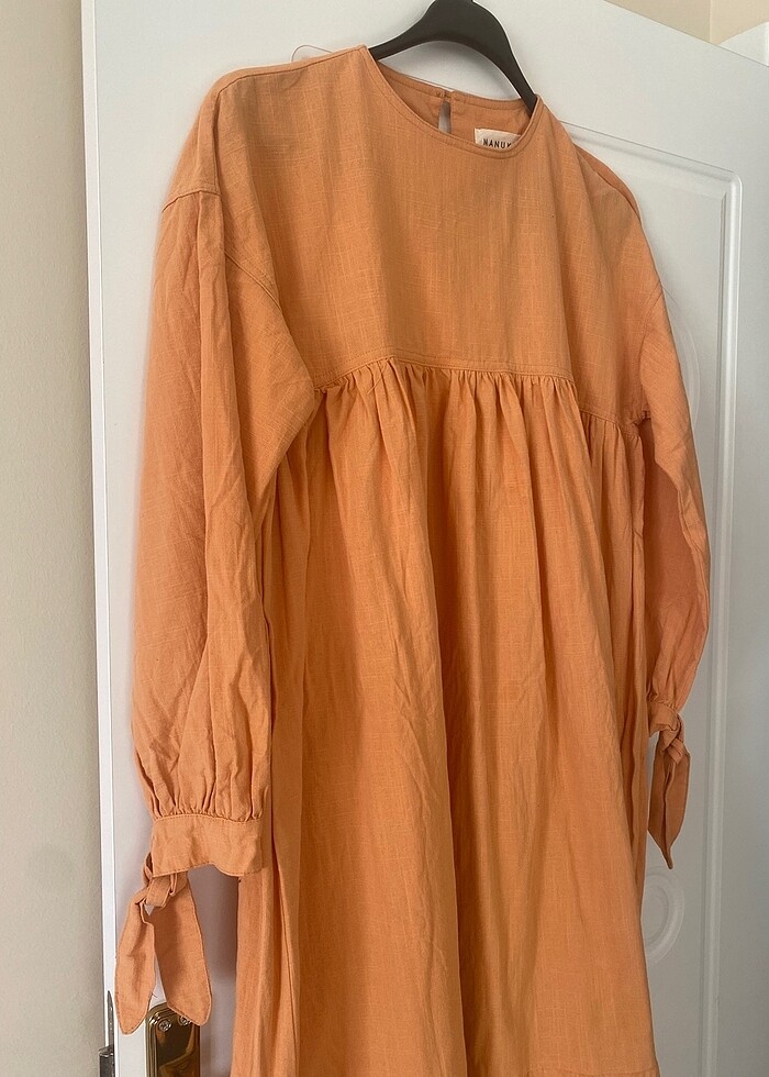 Turuncu elbise - Görsel 2