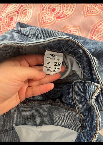 Defacto Kadın Mavi Denim Kot Pantolon - Görsel 4