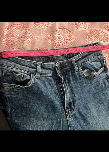 Defacto Kadın Mavi Denim Kot Pantolon - Görsel 6