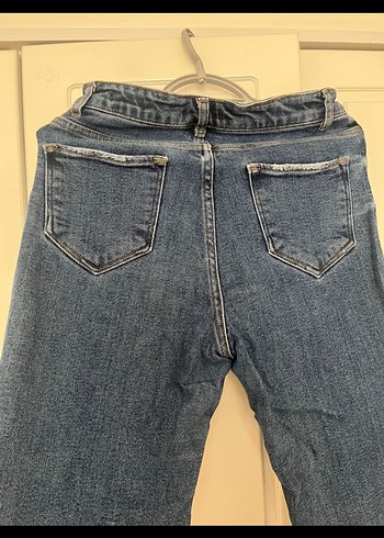 Defacto Kadın Mavi Denim Kot Pantolon - Görsel 2