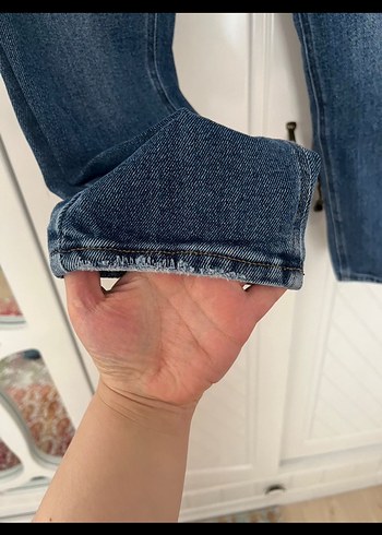 Defacto Kadın Mavi Denim Kot Pantolon - Görsel 5