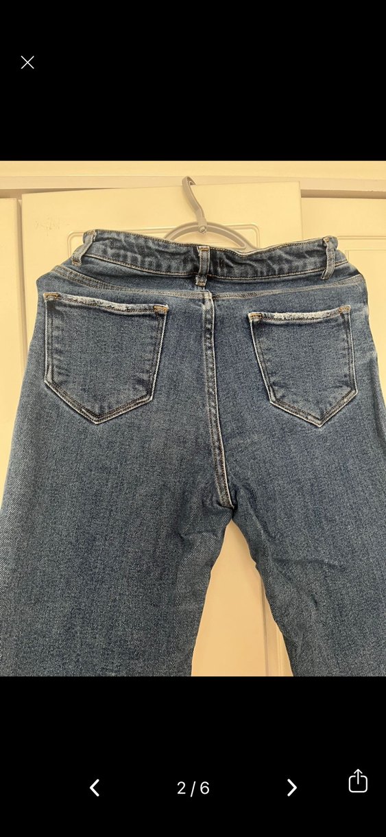 Defacto Kadın Mavi Denim Kot Pantolon - Görsel 2