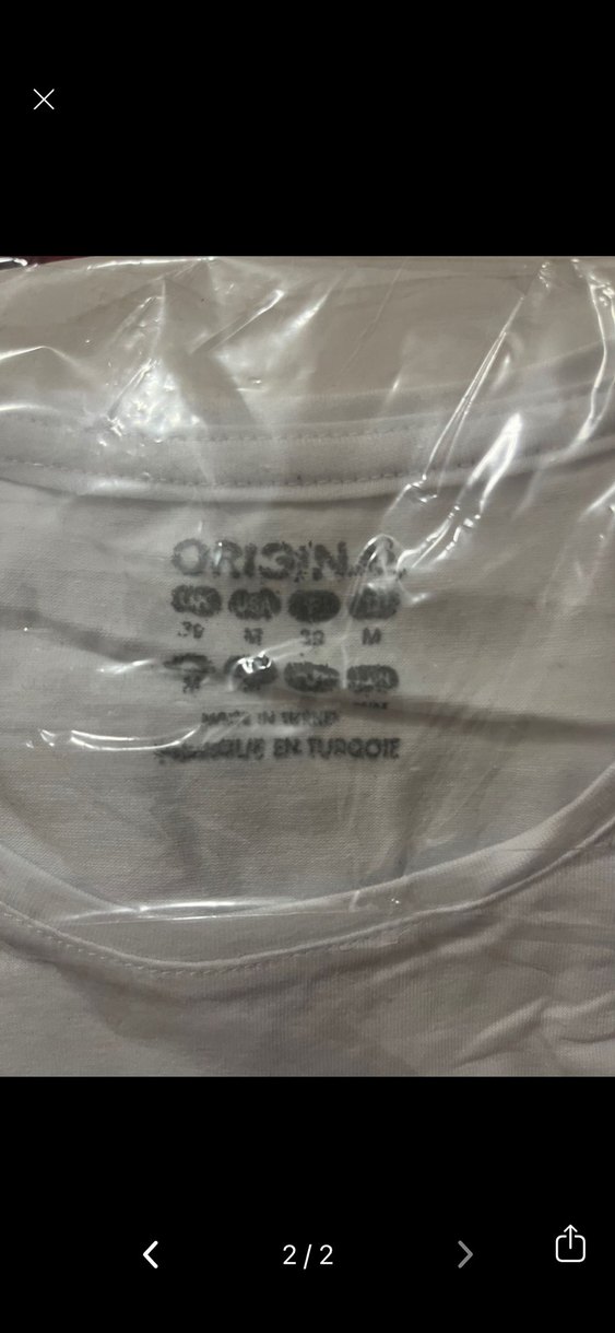 Beyaz Baskılı Erkek Tişört - Görsel 2