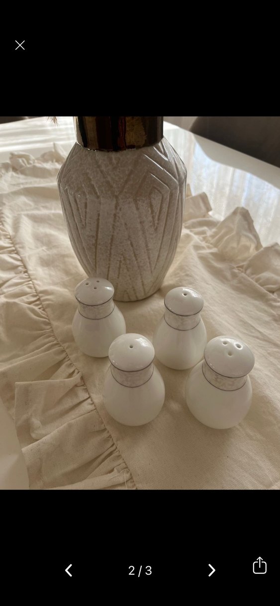 Karaca Tuzluk ve Biberlik Seti - Görsel 2