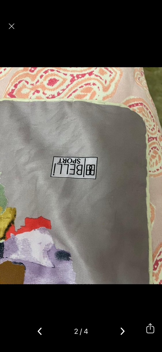 Belli Kadın Çok Renkli Modern Desenli eşarp - Görsel 3