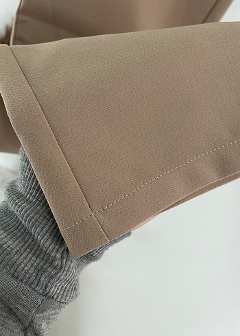 Bej Kadın Kumaş Pantolon - Görsel 3