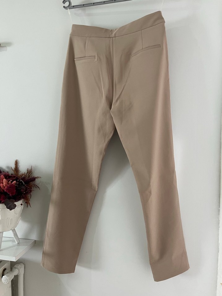 Bej Kadın Kumaş Pantolon - Görsel 4