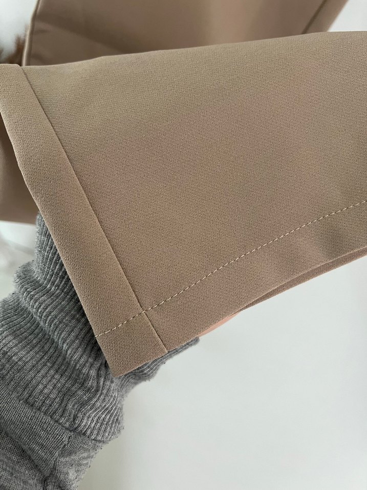 Bej Kadın Kumaş Pantolon - Görsel 3