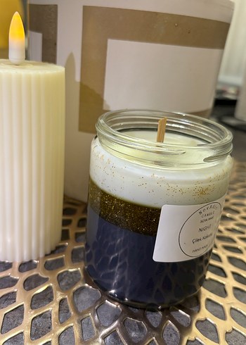 Ortası Jel Katmanlı Soya Mum - Görsel 2