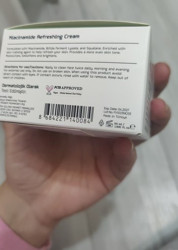SKIN401 doğal niacinamide nemlendirici - Görsel 5