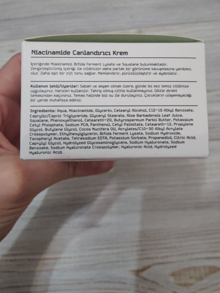 SKIN401 doğal niacinamide nemlendirici - Görsel 4