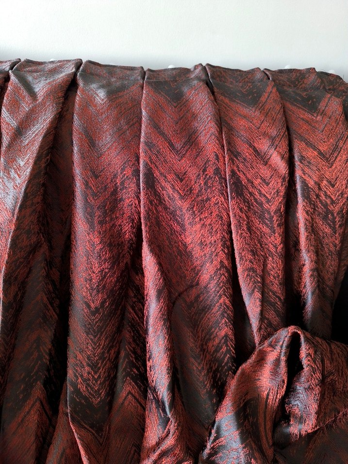 Kahverengi Bohem Batik Desenli Perde - Görsel 2