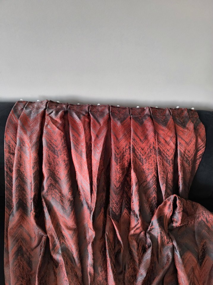 Kahverengi Bohem Batik Desenli Perde - Görsel 4