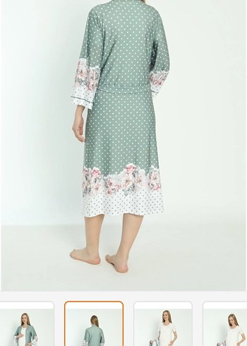 Sabahlıklı Lohusa ve Hamile Geceliği Gecelik Takımı - Görsel 2