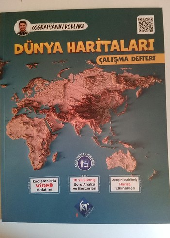 Coğrafyanın kodları Dünya Haritaları Çalışma Defteri