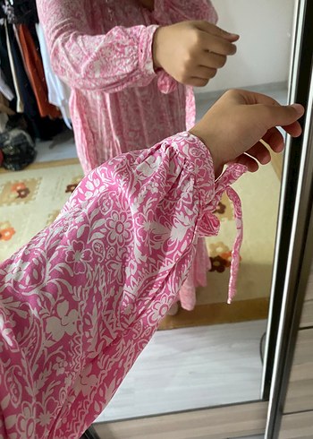 belden bağlamalı elbise yenidir kullanılmadı.36-38 bedene uygun - Görsel 4