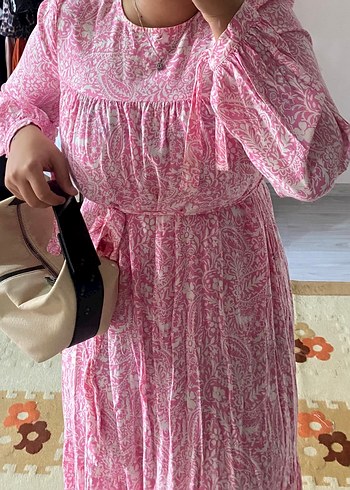 belden bağlamalı elbise yenidir kullanılmadı.36-38 bedene uygun - Görsel 3