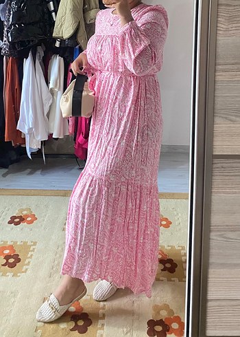 belden bağlamalı elbise yenidir kullanılmadı.36-38 bedene uygun - Görsel 2