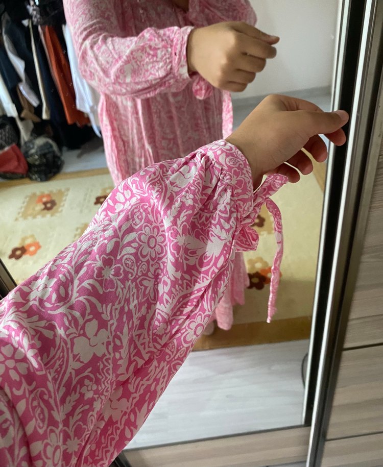 belden bağlamalı elbise yenidir kullanılmadı.36-38 bedene uygun - Görsel 4