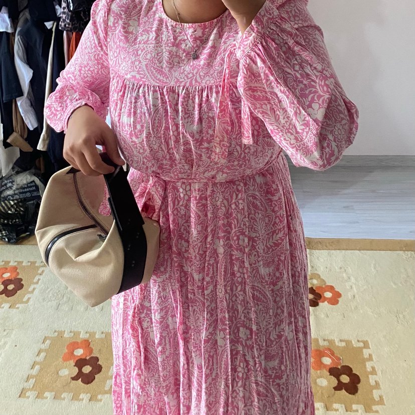 belden bağlamalı elbise yenidir kullanılmadı.36-38 bedene uygun - Görsel 3